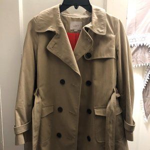 Women's LOFT Trench Coat Size 0P